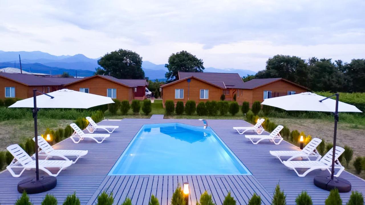 Finca Idoize Camping Hotel Akhmeta Buitenkant foto